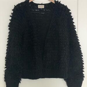 Universal Thread Black Textured Cardigan